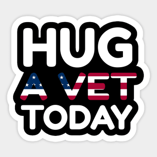 Hug a VET today Sticker